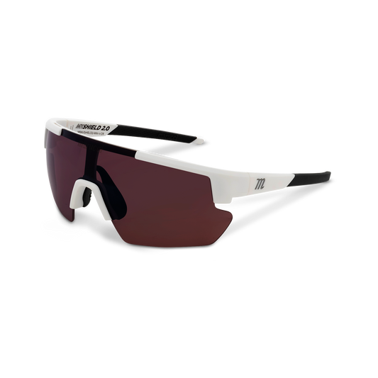 SHIELD 2.0 PERFORMANCE SUNGLASSES - MATTE WHITE