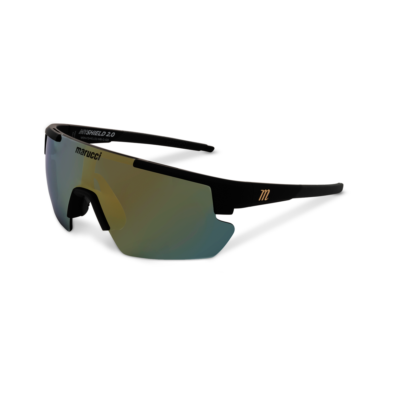 SHIELD 2.0 YOUTH PERFORMANCE SUNGLASSES - MATTE BLACK