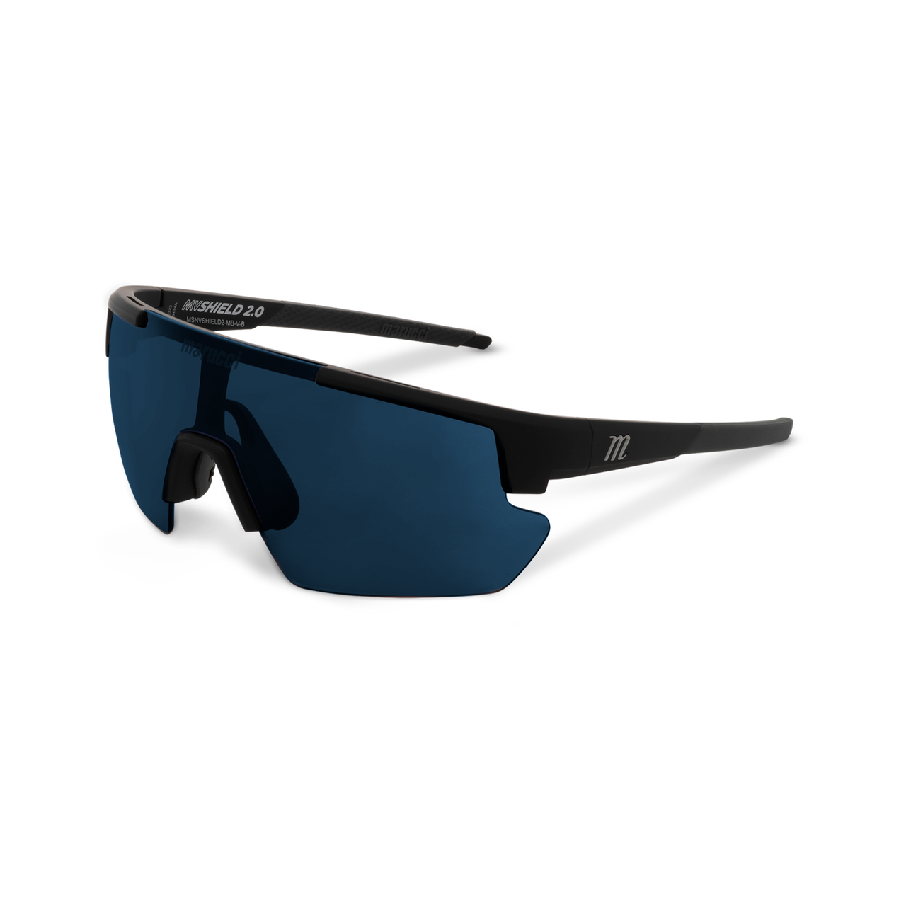 SHIELD 2.0 YOUTH PERFORMANCE SUNGLASSES - MATTE BLACK