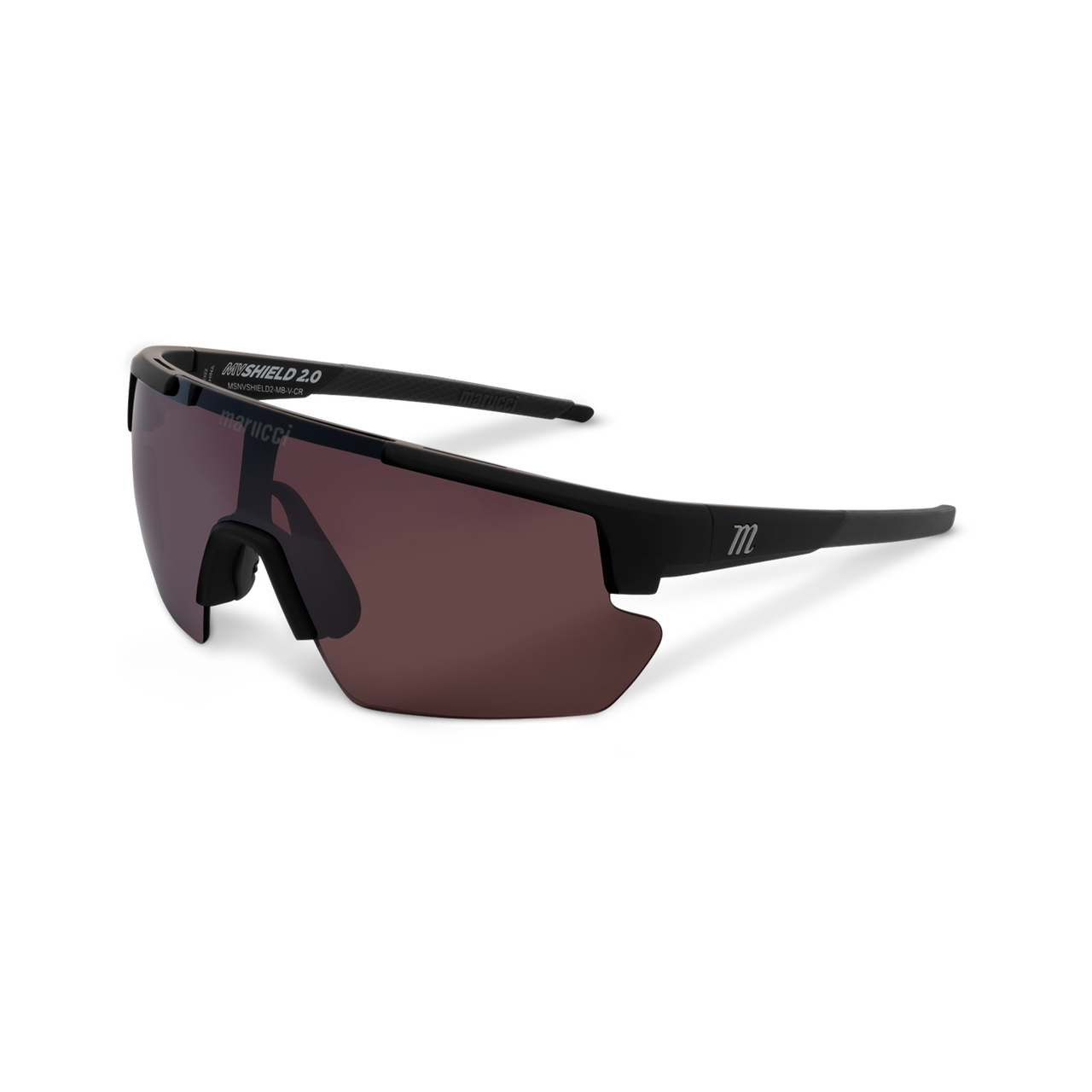 SHIELD 2.0 YOUTH PERFORMANCE SUNGLASSES - MATTE BLACK