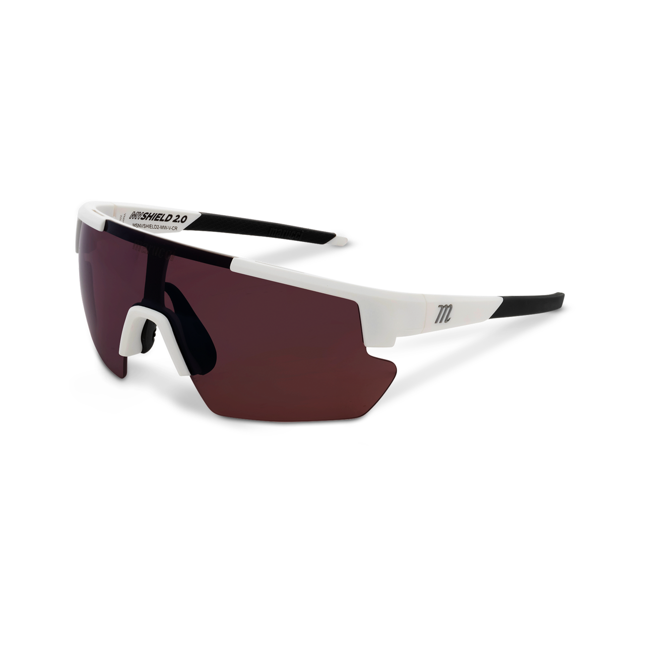 SHIELD 2.0 YOUTH PERFORMANCE SUNGLASSES - MATTE WHITE