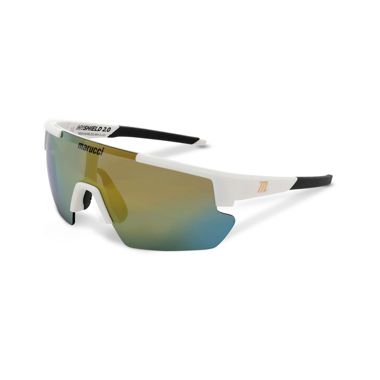 SHIELD 2.0 YOUTH PERFORMANCE SUNGLASSES - MATTE WHITE