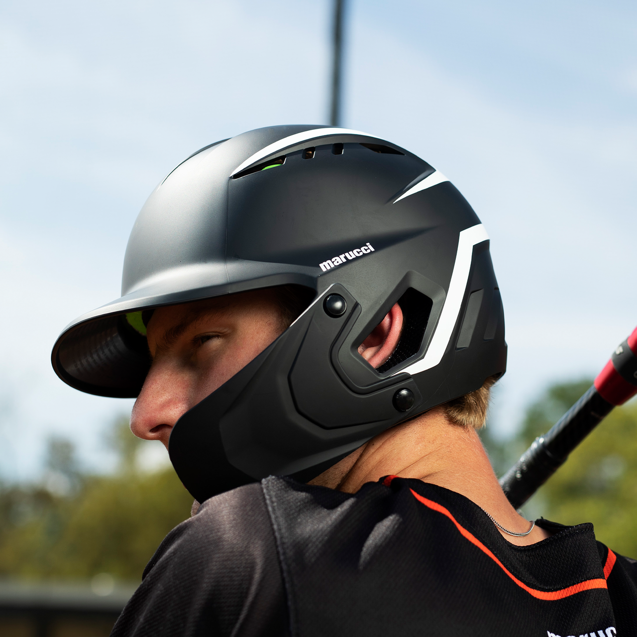 DURAVENT TWO-TONE HELMET WITH JAW GUARD