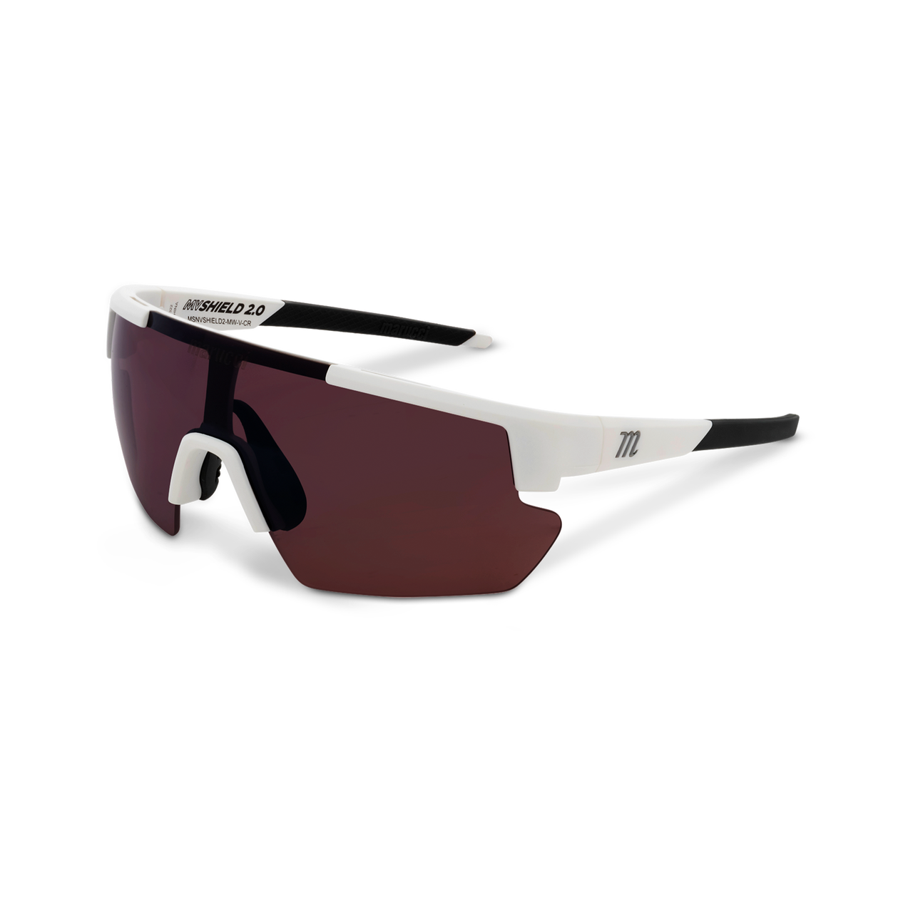 SHIELD 2.0 PERFORMANCE SUNGLASSES - MATTE WHITE