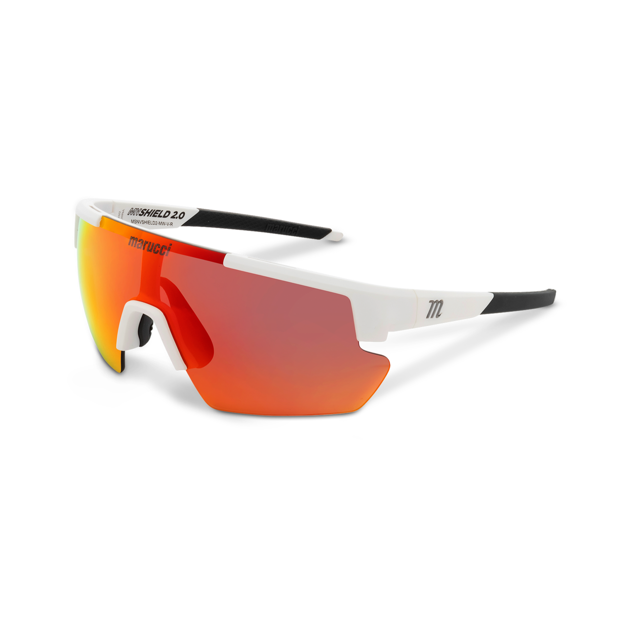 SHIELD 2.0 PERFORMANCE SUNGLASSES - MATTE WHITE